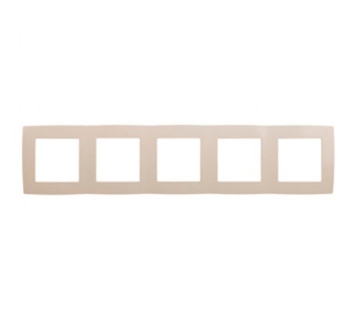 Рамка на 5 постов 12-5005-02  ,  слоновая кость  Б0014782  ЭРА