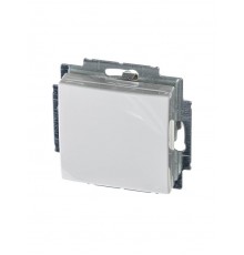 ABB Basic 55 Альп. белый Розетка с/з с крышкой  2018-0-0350   2CKA002018A0350  ABB