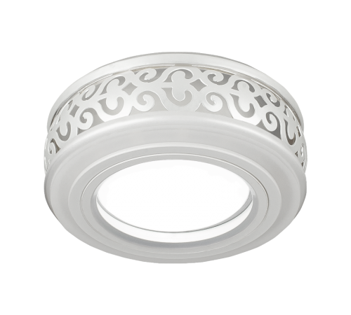 Светильник точечный встраиваемый Backlight BL090 Кругл. Белый/Белый, Gu5.3, 3W, LED 3000K  BL090  Gauss