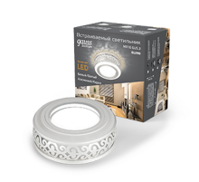 Светильник точечный встраиваемый Backlight BL090 Кругл. Белый/Белый, Gu5.3, 3W, LED 3000K  BL090  Gauss