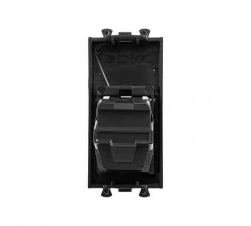 HDMI розетка "Черный квадрат" Avanti модульная, тип А-А, 1 мод  4402251  DKC