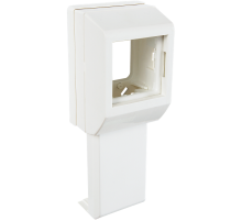 Суппорт с рамкой на 1 пост (45х45) вдоль профиля универсальный  020007S  SPL