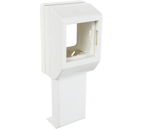 Суппорт с рамкой на 1 пост (45х45) вдоль профиля универсальный  020007S  SPL