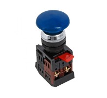 Кнопка AEA-22 "Грибок" синяя NO+NC EKF PROxima  pbn-aea-b  EKF
