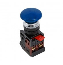 Кнопка AEA-22 "Грибок" синяя NO+NC EKF PROxima  pbn-aea-b  EKF