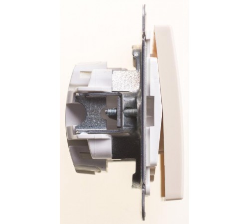 W59 Слоновая кость Выключатель 1-клавишный 2-полюсный, 10А  VS210-152-2-86  SE