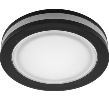 Светильник светодиодный встраиваемый декоративный AL600, 7W, 560 Lm, 4000К, черный  29569  FERON