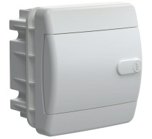  Корпус пластиковый встраиваемый на 4 модуля ЩРВ-П-4 IP41 белая дверь UNION Compact  UIC-KP13-V-04-41-K01  IEK