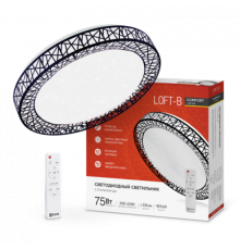 Светильник светодиодный COMFORT Loft-B 75Вт 230В 3000-6500K 6000Лм 500x100мм с пультом ДУ  4690612035116  IN HOME