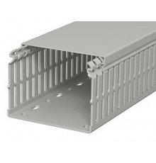 Кабель-канал перфорированный LKV N 75x100x2000 мм ПВХ серый RAL7030  6178428  OBO Bettermann