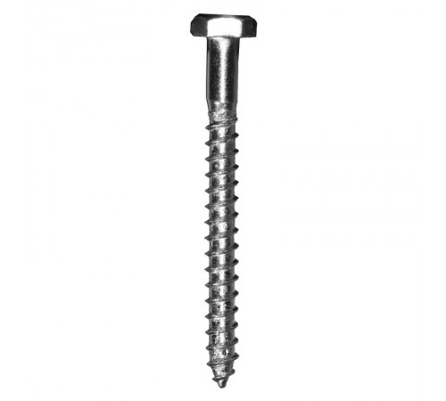 Болт DIN 571 сантехнический оцинк 6х100 (2 шт) - пакет ( 0,037 кг)  103878  Tech-KREP