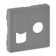Valena LIFE Алюминий Накладка розетки TV-RJ45  754832  Legrand