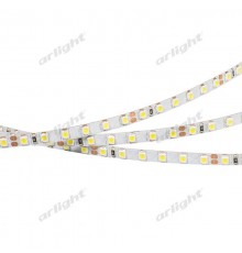 Светодиодная лента RT 2-5000 24V Cool 8K 5mm 2x (3528, 600 LED, LUX) (Arlight, 9.6 Вт/м, IP20)  015650  Arlight