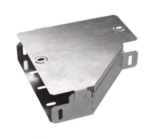 Переходник левый с крышкой Стандарт 200х100х50  PR16.0489  Промрукав