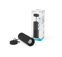 Светильник светодиодный накладной/подвесной HD034 12W (черный/черный) 4100K 79*200мм 1/10  HD034  Gauss