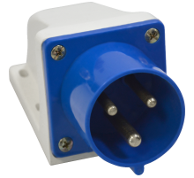 Вилка 523-32А-6h-220AC-2P+PE-IP44  241216  КЭАЗ