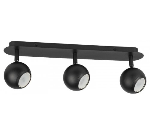Светильник настенно-потолочный спот OL36-3 BK MR16 GU10 IP20 черный  Б0056372  ЭРА
