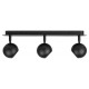 Светильник настенно-потолочный спот OL36-3 BK MR16 GU10 IP20 черный  Б0056372  ЭРА