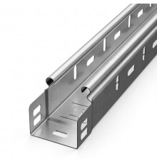 Лоток перфорированный Стандарт INOX (AISI 304) 50х50х3000 (0,8 мм) (3 м/уп)  PR16.2346  Промрукав