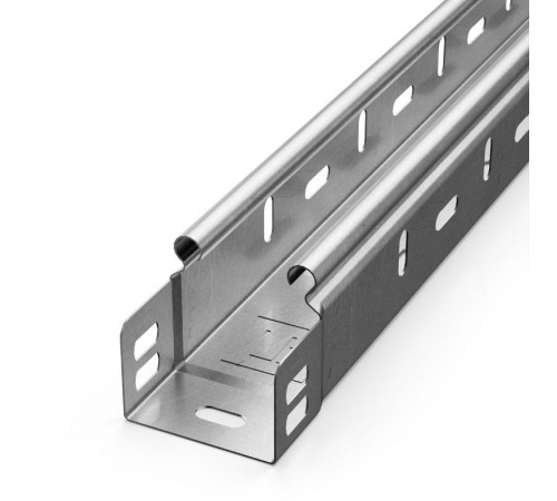 Лоток перфорированный Стандарт INOX (AISI 304) 50х50х3000 (0,8 мм) (3 м/уп)  PR16.2346  Промрукав