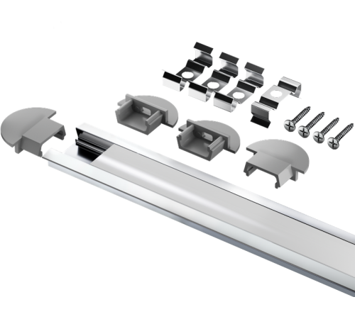 Профиль для светодиодной ленты   95 328 NPR-03-SET врезной с рассеивателем  95328  Navigator