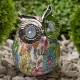 Cветильник садовый декоративный Сова на солнечной батарее ERAFYS01-03 полистоун, 15 см  Б0038496  ЭРА