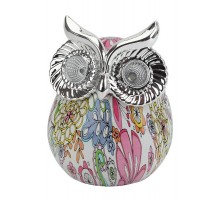 Cветильник садовый декоративный Сова на солнечной батарее ERAFYS01-03 полистоун, 15 см  Б0038496  ЭРА