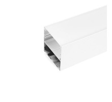 Профиль накладной 50х50мм алюминиевый, серебро, 2м, CAB269 (в комплекте 2 заглушки, 4 крепежа) FERON 48121