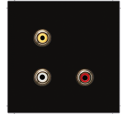 2x Cinch Audio (RCA) / Composite Video MALS1031SW Jung