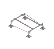 Опорная конструкция для установки оборудования TECHNORAPTOR STEELFOOT 1500х2000 тип 1 HD  KM-TR-STF-SSEI-1500-2000-1 HD  КМ - профиль