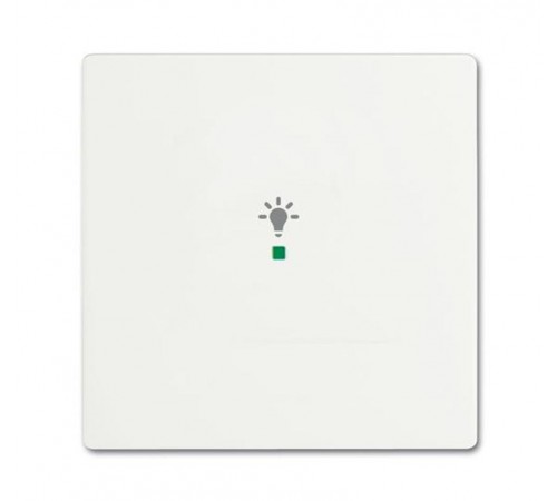 Клавиша одинарная free@home, освещение, future, цвет белый бархат6220-0-0602 ABB