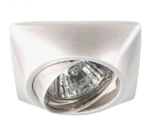 Светильник светодиодный встраиваемый KL64A PS литой пов. MR1612V/220V 50W перламутровое серебро  Б0021532  ЭРА