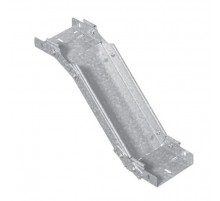 Поворот вертикальный регулируемый 600х50, толщ. 1,0 мм, гор. цинк, 342165  ПВР-600х50-1,0-ГЦ   Ostec