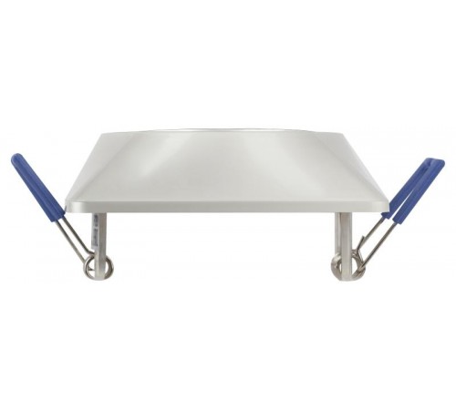 Светильник светодиодный встраиваемый KL64A PS литой пов. MR1612V/220V 50W перламутровое серебро  Б0021532  ЭРА