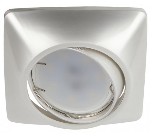 Светильник светодиодный встраиваемый KL64A PS литой пов. MR1612V/220V 50W перламутровое серебро  Б0021532  ЭРА