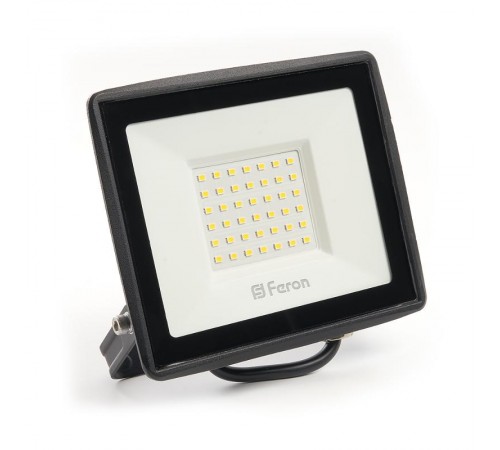 Прожектор светодиодный LL-921 2835 SMD 50W 4000K IP65 AC220V/50Hz, черный 167*198*28 мм  29497  FERON