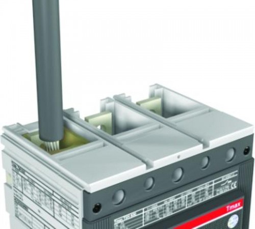 Выводы силовые для стационарного выключателя FC Cu 1x185mm2 T4 (комплект из 3шт.)  1SDA054980R1  ABB