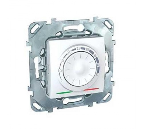 Unica Белый Регулятор тёплого пола 10А, с датчиком (без функц. откл.)  MGU5.503.18ZD  Schneider Electric