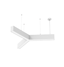 Светодиодный светильник X-line Y-образный 45 Вт 4000 К 790x912x100 мм белый муар и торцевыми крышками (4 шт.)  V1-R0-1Y823-02OP0-4004540  VARTON