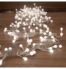 Гирлянда Мишура LED 6 м прозрачный ПВХ, 576 диодов, цвет белый  303-615  NEON-NIGHT