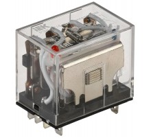 Реле РЭК77/4(LY4) с индикацией 10А 12В DC   RRP10-4-10-012D-LED  IEK