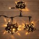 Гирлянда "LED ClipLight" 24V, 3 нити по 10 метров, цвет диодов ТЕПЛЫЙ БЕЛЫЙ  323-316  NEON-NIGHT
