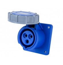 Розетка для скрытой проводки 2Р+РЕ 32А 220В IP67 РЩ-103  26267DEK  DEKraft