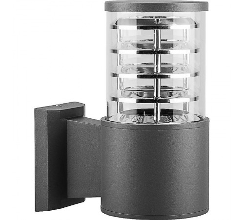 Светильник архитектурный настенный DH0801 230V без лампы E27, 220*175*108 серый  06301  Feron