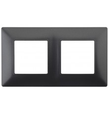 14-5002-05 Рамка на 2 поста, Эра Elegance, антрацит  Б0034391  ЭРА