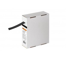 Термоусаживаемая трубка ТУТнг 10/5 черная в коробке (10 м/упак)   SQ0518-0427  TDM