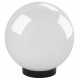 Светильник садово-парковый НТУ 02-60-201 без опоры, шар белый призма D=200 mm  Б0048043  ЭРА