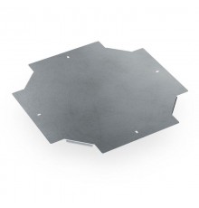 Крышка ответвителя Х-образного Профи INOX (AISI 316) 200 (1,0 мм)  PR16.16988  Промрукав