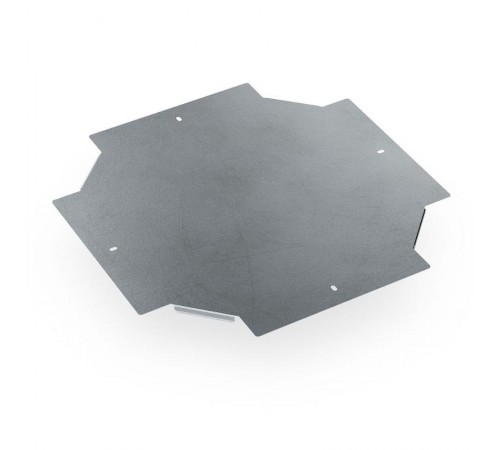 Крышка ответвителя Х-образного Профи INOX (AISI 316) 400 (1,0 мм)  PR16.16990  Промрукав