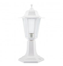 Светильник садово-парковый НТУ 06-60-001 , "Оскар1" напольный шестигранный белый  Б0048104  ЭРА